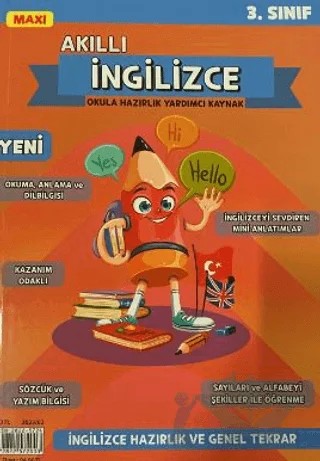 3. Sınıf Akıllı İngilizce – Maxi Yayıncılık kitap kapağı