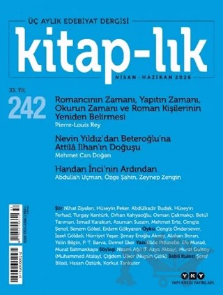 Kitap-lık Dergisi Sayı: 242 Nisan - Haziran 2026 – Kolektif – Yapı Kredi Yayınları kitap kapağı