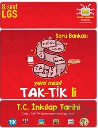 8. Sınıf T.C. İnkılap Tarihi ve Atatürkçülük Taktikli Soru Bankası – Kolektif – Tonguç Akademi kitap kapağı