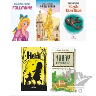 2. Sınıf Çocuk Edebiyatı Seti (5 Kitap) – Eleanor H. Porter, Oscar Wılde, Samed Behrengi, Johanna Spyri, Mesut Ensarioğlu – Yeti Kitap kitap kapağı