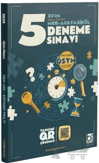 2026 MEB AGS Eğitim Bilimleri Fasikül 5 Deneme – Kolektif – Bigelio Yayıncılık kitap kapağı