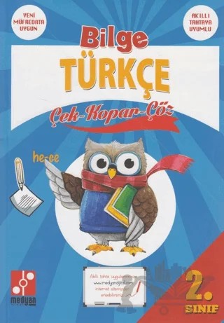 2. Sınıf Bilge Türkçe Çek Kopar Çöz – Kolektif – Medyan Yayınları kitap kapağı
