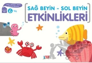 Sağ Beyin - Sol Beyin Etkinlikleri (6 Yaş) – Elif Konar – Minik Ada kitap kapağı