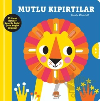 Kaydır ve Gülümse Mutlu Kıpırtılar – Natalie Marshall – Uçan Fil Yayınları kitap kapağı