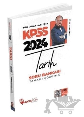 2024 KPSS Tarih Soru Bankası Tamamı Çözümlü – Onur Yurdakul – Hoca Kafası Yayınları kitap kapağı