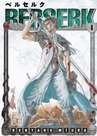 Berserk 4 – Kentaro Miura – Athica Yayınları kitap kapağı