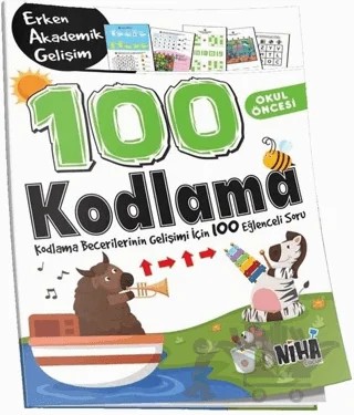 Okul Öncesi EAG 100 Kodlama – Kolektif – Niha Çocuk kitap kapağı