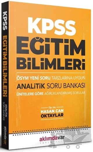 2021 KPSS Eğitim Bilimleri Analitik Soru Bankası – Kolektif – Aklımdavar Yayıncılık kitap kapağı