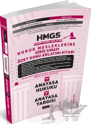 2026 HMGS Anayasa Hukuku Anayasa Yargısı Özet Konu Anlatımı – Ahmet Nohutçu – Savaş Yayınevi kitap kapağı