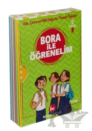 Bora İle Öğrenelim Öyküleri (8 Kitap Set-7+Yaş Renkli Resimli) – Ali Avcu – Kayra Çocuk kitap kapağı
