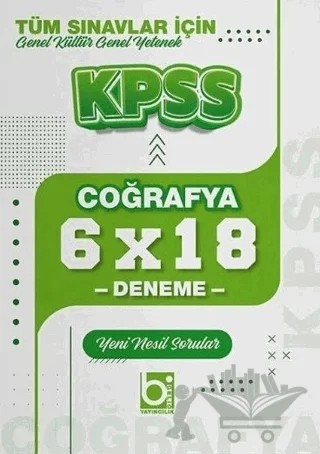 KPSS Coğrafya 6x18 Deneme – Kollektif – Bigelio Yayıncılık kitap kapağı