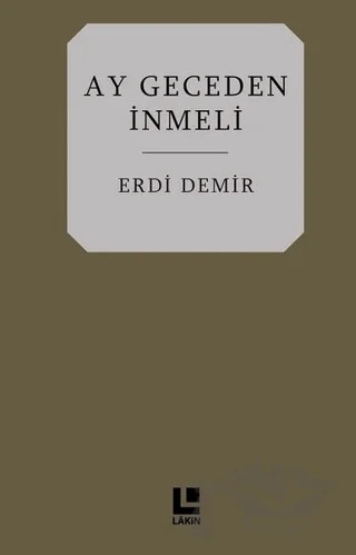 Ay Geceden İnmeli – Erdi Demir – Lakin Yayınları kitap kapağı