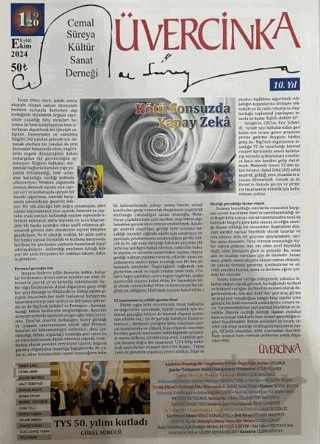 Üvercinka Dergisi Sayı: 119-120 Eylül-Ekim 2024 – Üvercinka Dergisi kitap kapağı