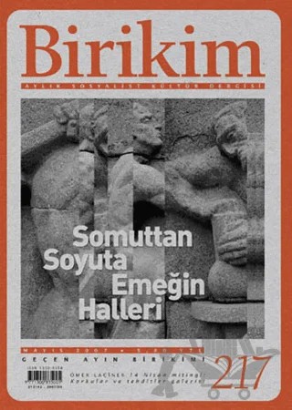 Birikim Aylık Sosyalist Kültür Dergisi Sayı: 217 – Birikim Yayınları kitap kapağı