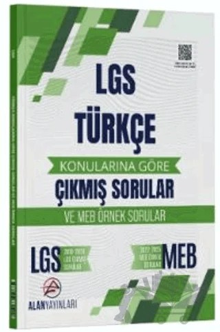 8. Sınıf LGS Türkçe Konularına Göre Çıkmış Sorular – Kollektif – Alan Yayınları kitap kapağı
