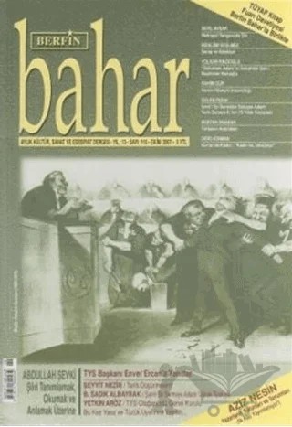 Berfin Bahar Aylık Kültür, Sanat ve Edebiyat Dergisi Sayı: 116 – Berfin Bahar Dergisi kitap kapağı