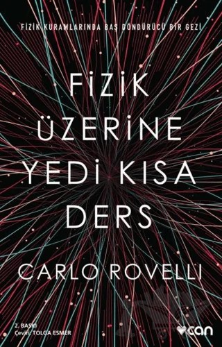 Fizik Üzerine Yedi Kısa Ders – Carlo Rovelli – Can Yayınları kitap kapağı