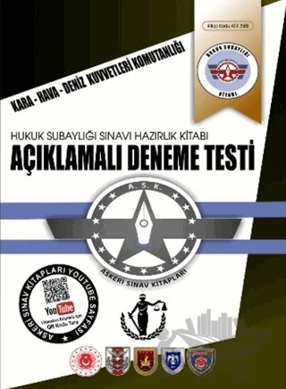 Hukuk Subaylığı Açıklamalı 5 Deneme Testi Kitabı – Kolektif – Askeri Sınav Kitapları kitap kapağı