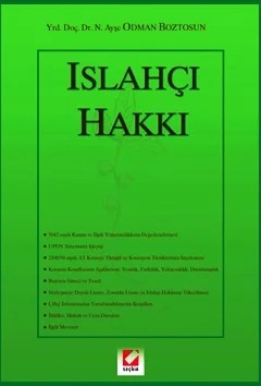 Islahçı Hakkı – N. Ayşe Odman Boztosun – Seçkin Yayıncılık kitap kapağı