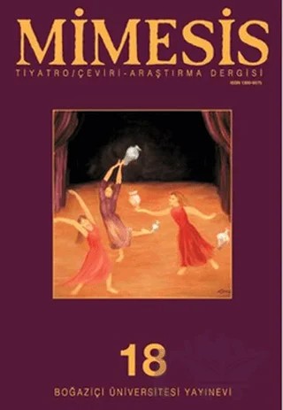 Mimesis Sayı: 18 – Boğaziçi Üniversitesi Yayınevi kitap kapağı