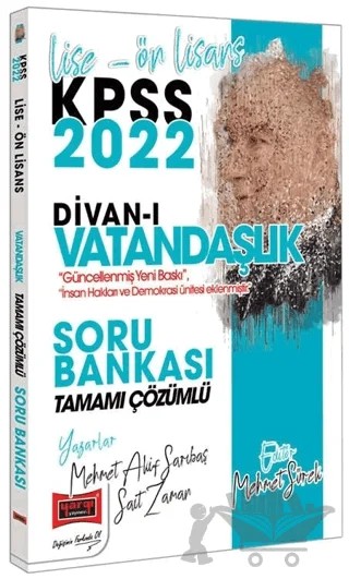 2022 KPSS Lise Ön Lisans Divanı Vatandaşlık Tamamı Çözümlü Soru Bankası – Kolektif – Yargı Yayınevi kitap kapağı