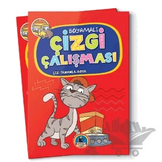 Boyamalı Kalın Çizgi Çalışması 2 – Kolektif – Karatay Çocuk kitap kapağı