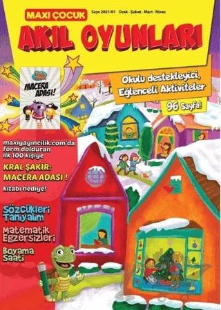 Maxi Çocuk Akıl Oyunları 4 – Kolektif – Maxi Yayıncılık kitap kapağı