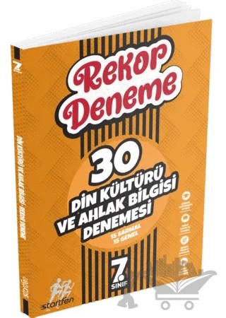 7. Sınıf Din Kültürü ve Ahlak Bilgisi Deneme – Kolektif – Startfen Yayınları kitap kapağı