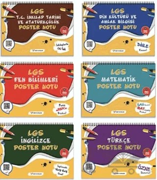 8. Sınıf LGS Matematik Poster Notu – Kolektif – Veri Yayınları kitap kapağı