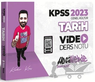 2023 KPSS Tarih Video Ders Notu – Kadir Koç – HocaWebde Yayınları kitap kapağı