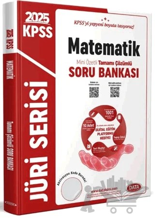 2025 KPSS Jüri Serisi Matematik Mini Özetli Tamamı Çözümlü Soru Bankası – Kolektif – Data Yayınları kitap kapağı