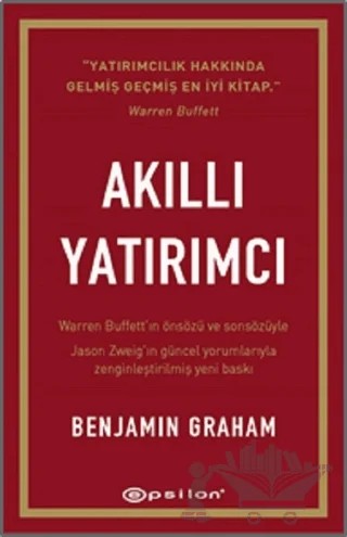 Akıllı Yatırımcı – Benjamin Graham – Epsilon Yayınevi kitap kapağı