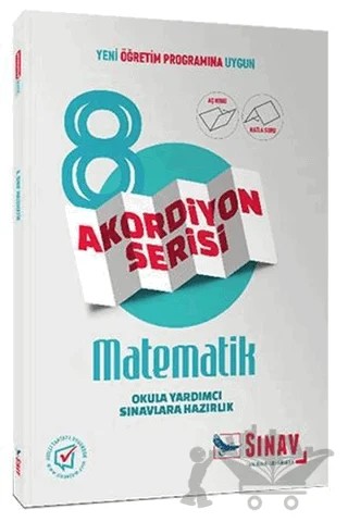 8. Sınıf Matematik Akordiyon Serisi – Kolektif – Sınav Yayınları kitap kapağı