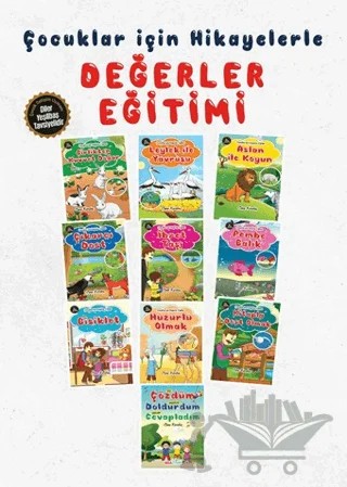 Çocuklar için Hikayelerle Değerler Eğitimi (10 Kitap Takım) – Cuma Karakoç – Aksa Çocuk kitap kapağı