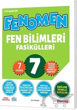2027 7. Sınıf Fen Bilimleri Fasikül Seti Maarif Model – Şenol Nardal – Fenomen Yayınları kitap kapağı