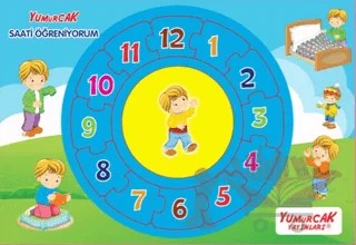 Saat Öğreniyorum - Yapboz – Kolektif – Yumurcak Yayınları kitap kapağı