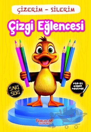 Çizerim Silerim – Çizgi Eğlencesi – Kolektif – Yumurcak Yayınları kitap kapağı