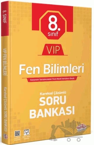 8. Sınıf VIP Fen Bilimleri Soru Bankası – Kolektif – Editör Yayınevi kitap kapağı