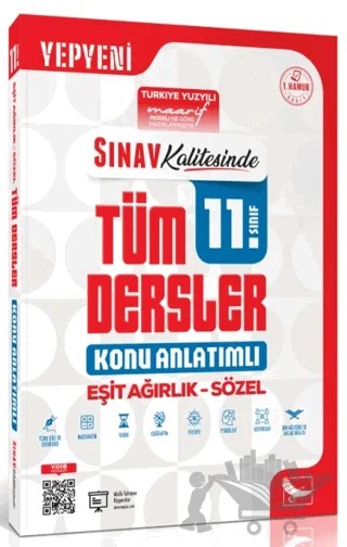 11. Sınıf Eşit Ağırlık Sözel Tüm Dersler Konu Anlatımlı – Kolektif – Sınav Yayınları kitap kapağı