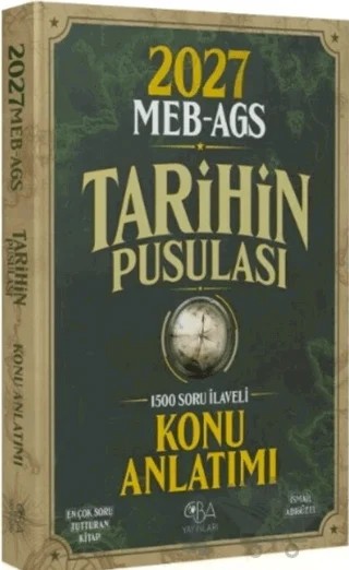 2027 MEB AGS Tarihin Pusulası Konu Anlatımı – İsmail Adıgüzel – CBA Akademi kitap kapağı
