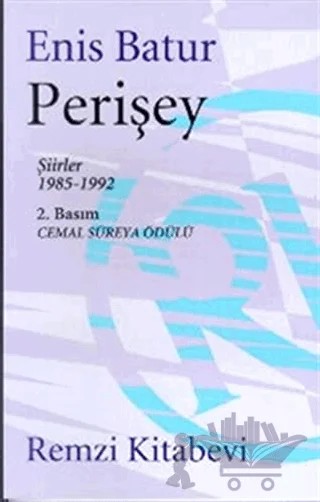 Perişey Şiirler 1985-1992 – Enis Batur – Remzi Kitabevi kitap kapağı