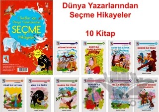 Dünya Yazarlarından Seçme Hikayeler (10 Kitap) – Kolektif – Nurdan Yayınları kitap kapağı