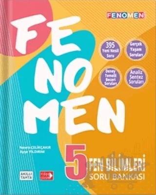 5. Sınıf Fenomen Fen Bilimleri Soru Bankası – Ayşe Yıldırım, Nevra Çelikçakır – Fenomen Yayınları kitap kapağı