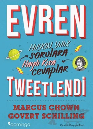 Evren Tweetlendi – Govert Schilling, Marcus Chown – Domingo Yayınevi kitap kapağı