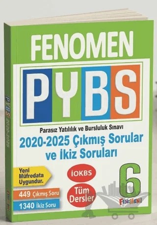 6. Sınıf PYBS 2020-2025 Çıkmış Sorular ve İkiz Soruları – Kollektif – Fenomen Yayınları kitap kapağı
