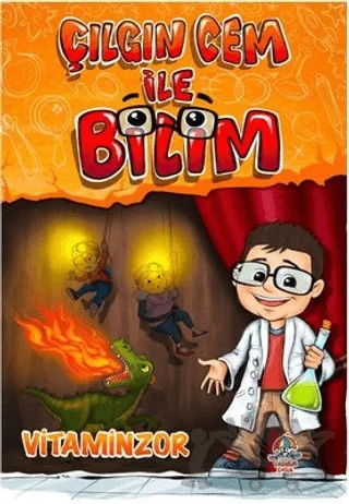 Çılgın Cem İle Bilim - Vitaminzor – Sultan Serdar Doksöz – Yağmur Çocuk kitap kapağı