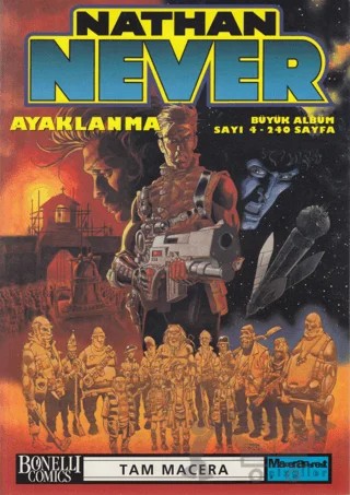 Nathan Never Büyük Albüm Sayı: 4 Ayaklanma – Michele Medda – Oğlak Yayıncılık kitap kapağı