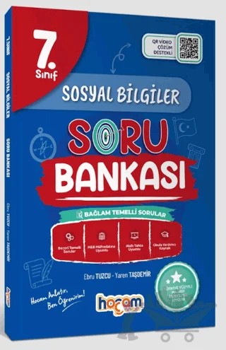 7. Sınıf Sosyal Bilgiler Tamamı Video Çözümlü Soru Bankası (Maarif Model) – Ebru Tuzcu, Yaren Taşdemir – Hocam Anlatır kitap kapağı