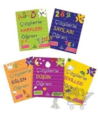 Çizgilerle Öğren Serisi (5 Kitap Takım) – Kolektif – Floki Çocuk kitap kapağı