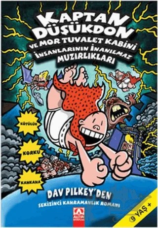 Kaptan Düşükdon 8. Kitap – Dav Pilkey – Altın Kitaplar kitap kapağı